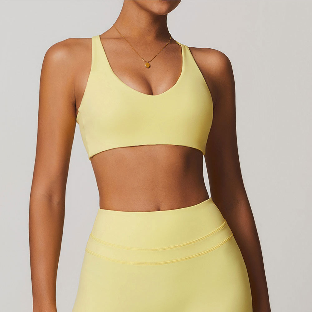 Underwire Bra Padded - Juren สปอร์ตบราสปอร์ตบราแบบมีสายคล้องคอสำหรับเล่นกีฬาบราออกกำลังกายเล่นยิมโยคะแบบเซ็กซี่บราดันทรง