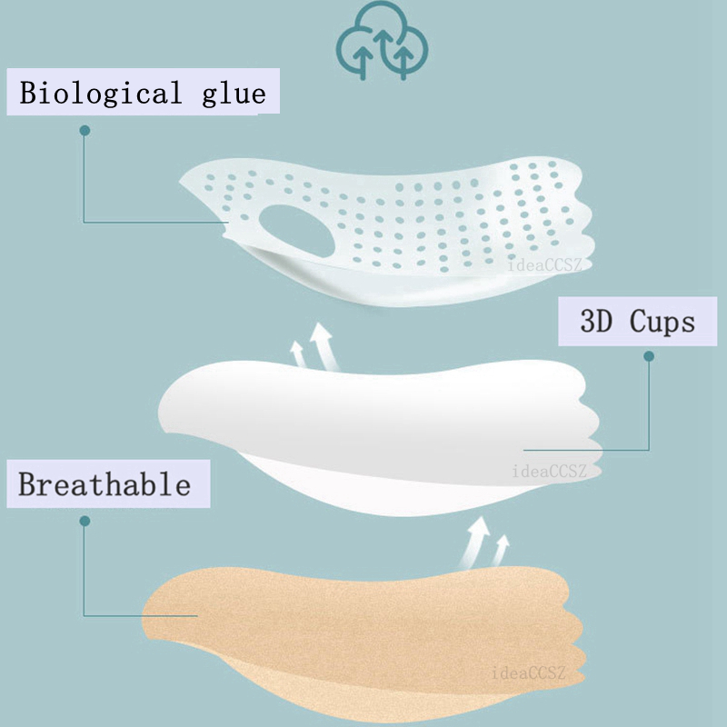 Sticky Adhesive Bras ที่มองไม่ - Backless Bra Sticky บทวิจารณ์และราคา