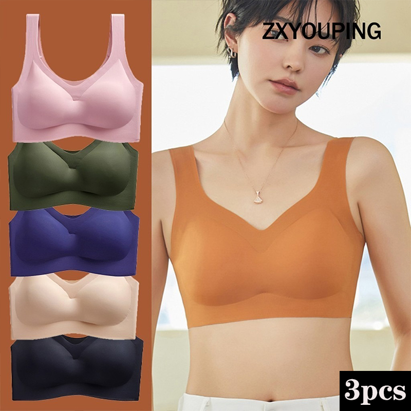 สปอร์ตบราเซ็กซี่3ชิ้นพร้อมแผ่น - Underwire Bra Padded บทวิจารณ์และราคา