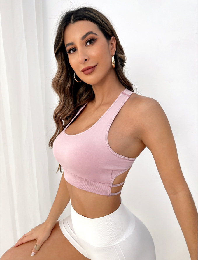 Breathable กีฬา Bra ฟิตเนส Top - Sports Bra Racerback บทวิจารณ์และราคา