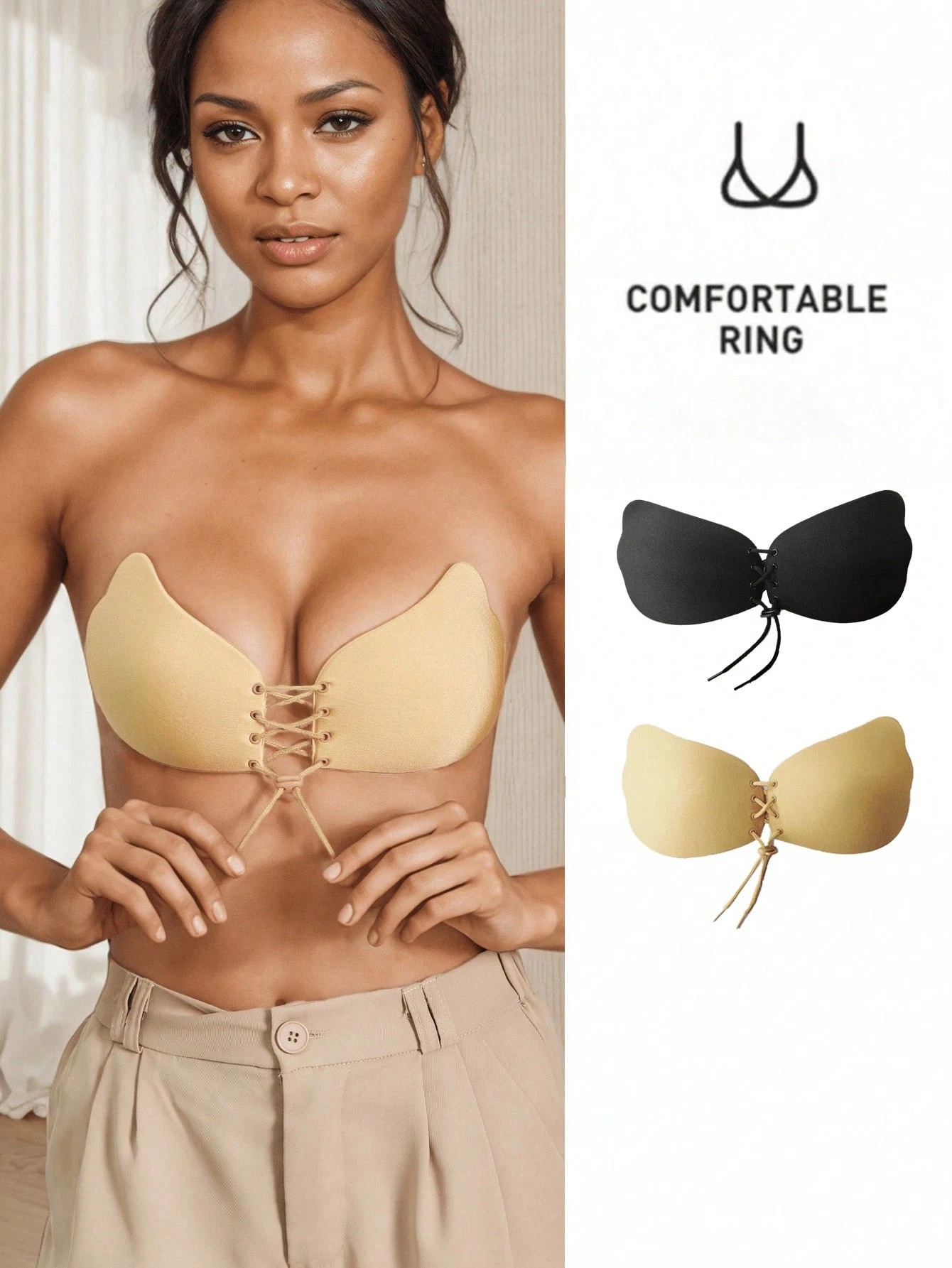 บราเหนียว 1 ชิ้น, บราไร้สายด้า - Backless Bra Sticky บทวิจารณ์และราคา