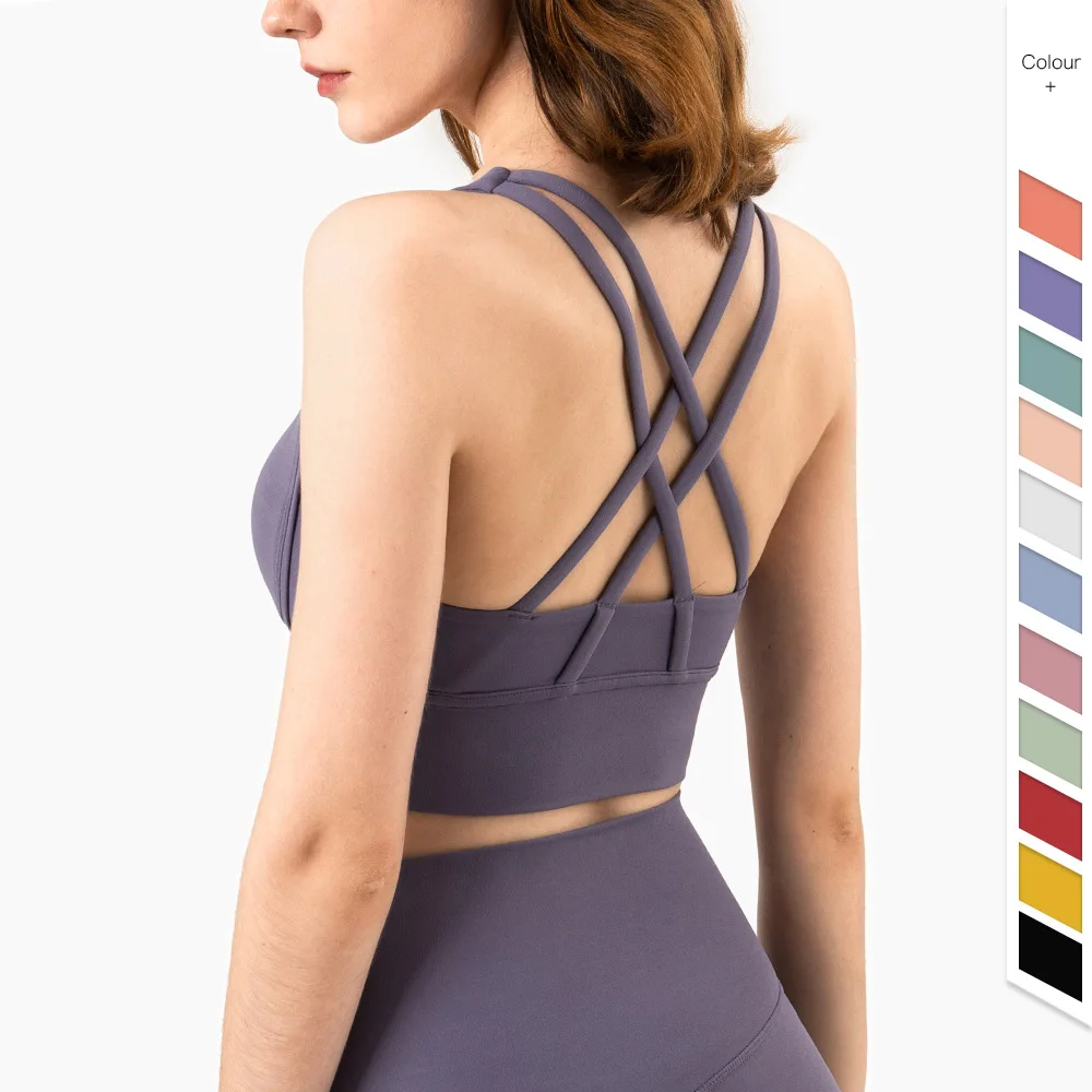สปอร์ตบราสำหรับสตรีฤดูร้อนแฟชั - Sports Bra Racerback บทวิจารณ์และราคา